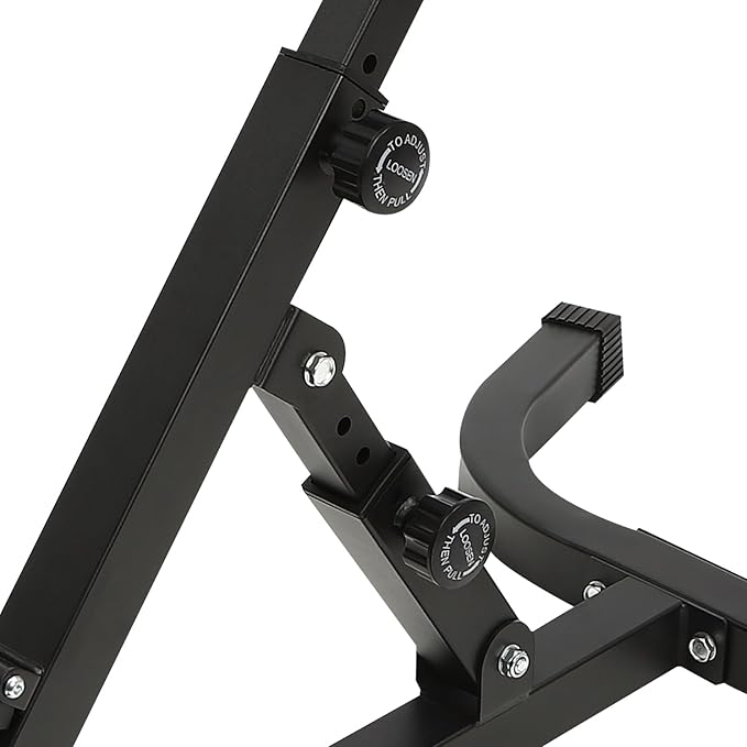 Multi-Functional Roman Chair Back Extension Machine, 8-Level Adjustable Hyperextension Bench Ab Sit Up Bench Upper and Lower Body Workout Machine Build Muscle for Gym, Home