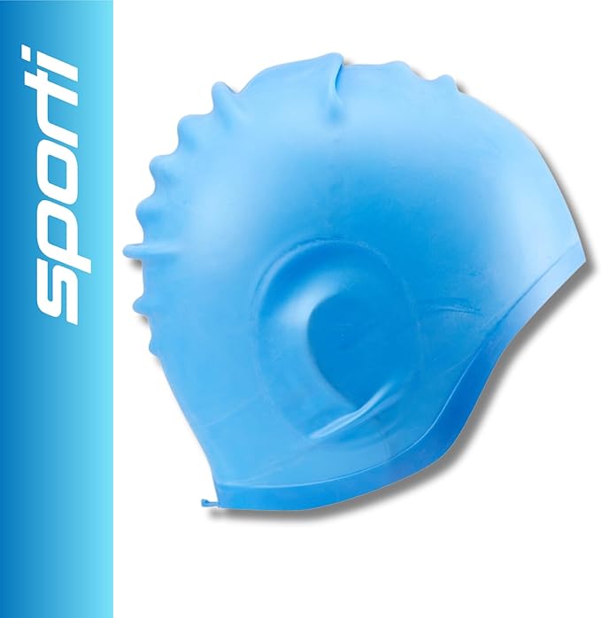 Sporti Silicone Ear Swim Cap
