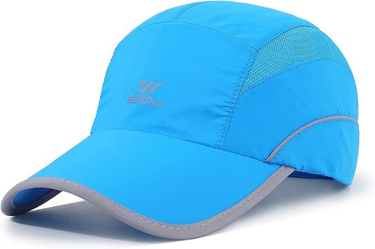 Running Hat Mesh Sports Cap Lightweight Quick Drying Runner Cap for Men Women