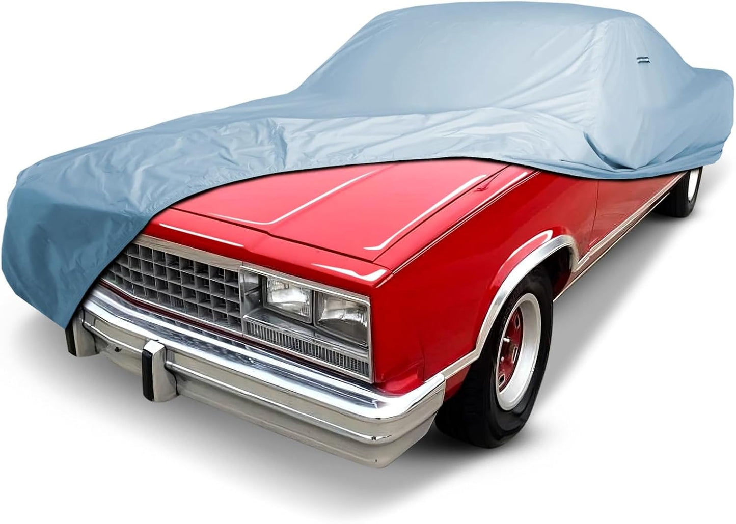 iCarCover Premium Car Cover for 1978-1987 Chevy El Camino Heavy Duty Waterproof All-Weather Automobiles Custom Fit Indoor Outdoor UV Snow Protection Covers with Straps and Bag