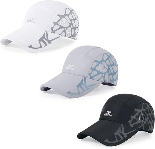 Running Hat Outdoor Sun Protection Hat Mesh Quick Dry Hat Thin Cool Baseball Cap for Women and Men