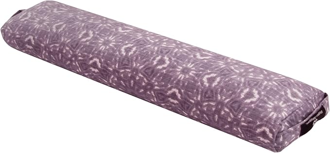 Hugger Mugger Pranayama Yoga Bolster - Very Firm, use Under Length of Spine for Deeper Breathing or Under Ankles, Handmade in The USA