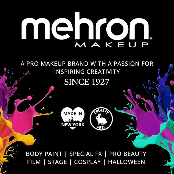 Mehron Makeup Setting Powder | Loose Powder Makeup | Perfect for Halloween 1 oz (28 g) (Neutral)