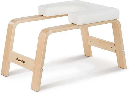 FeetUp - The Original Yoga Headstand Bench, Vegan Handstand Trainer Bench and Stand, Strength Training Inversion Equipment for Relaxation and Strength, Includes App & Starter Kit, #1 Worldwide