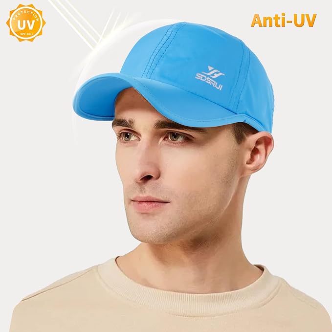 Running Hat Outdoor Sun Protection Hat Mesh Quick Dry Hat Thin Cool Baseball Cap for Women and Men
