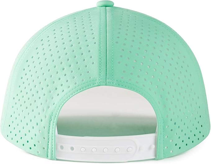 VOBOOM Men Quick Dry Baseball Cap Laser Cut Mesh Ball Curved Brim Snapback Hat