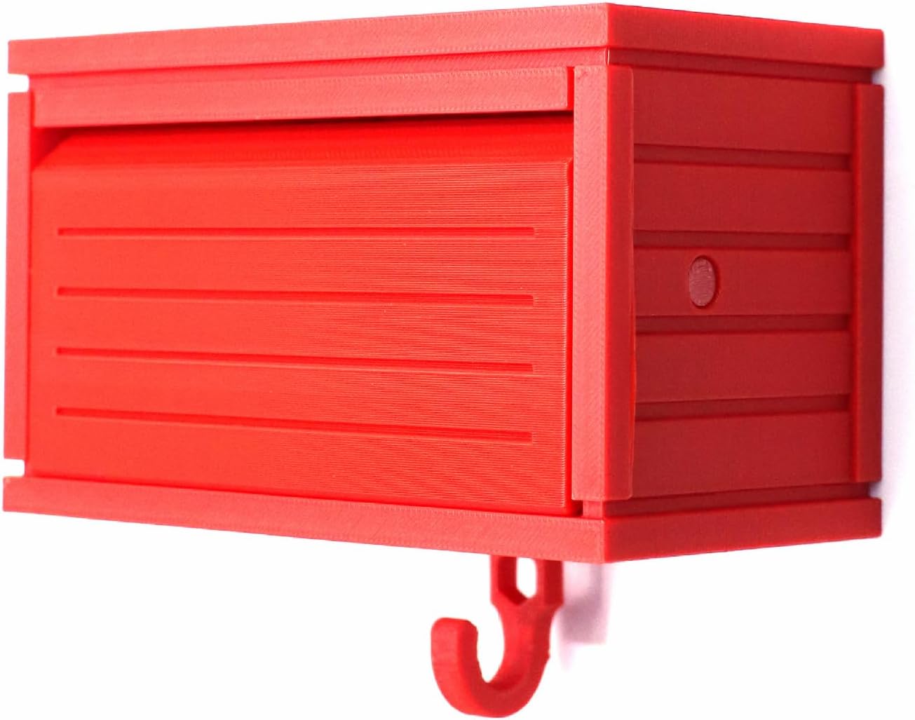 Wall-Mounted Car Display Key Holder, Decorative Garage Model Design, Multiple Colors（No Car） (Stripe-Red（No Car）)