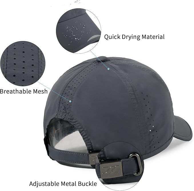 Running Hat Outdoor Sun Protection Hat Mesh Quick Dry Hat Thin Cool Baseball Cap for Women and Men