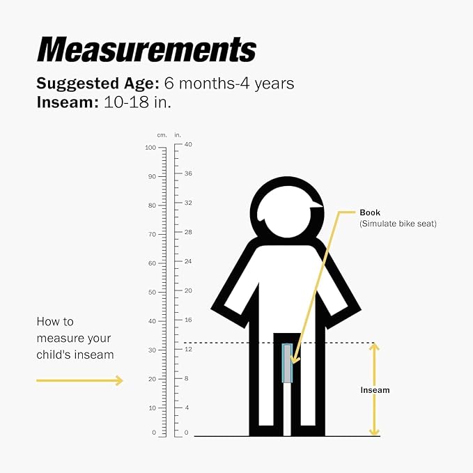 Strider 12” - Helps Teach Baby How to Ride a Balance Bicycle - for Kids 6 Months to 4 Years - Easy Assembly & Adjustments