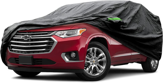 Proadsy 6 Layers SUV Car Cover Custom Fit for Chevrolet Chevy Traverse 2009-2024 2025 LT/LS/RS/Premier/High Country Windproof All Weather Waterproof Sun Rain UV Dust Snow Protection Outdoor Covers
