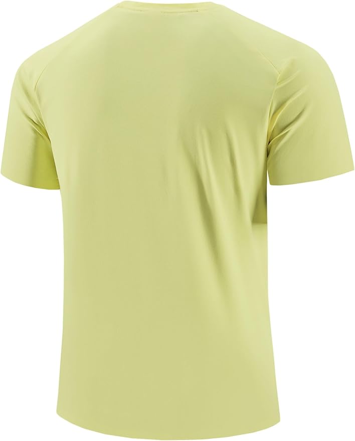 Moisture Wicking Quick Dry Soft Pickleball Workout Hiking Camping Running Shirts for Men Outdoor Sports