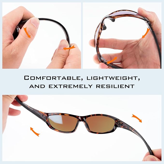 KastKing Hiwassee Polarized Sport Sunglasses for Men and Women, Wrap Sunglasses for Fishing Cycling and Running,UV Protection