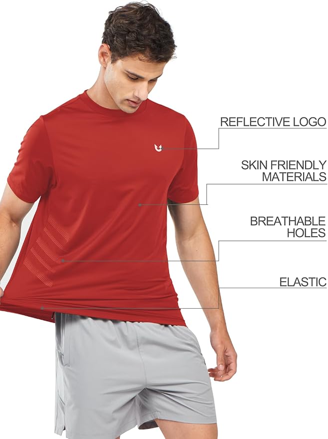 NORTHYARD Breathable 2.0™ Men's Athletic Workout T-Shirt