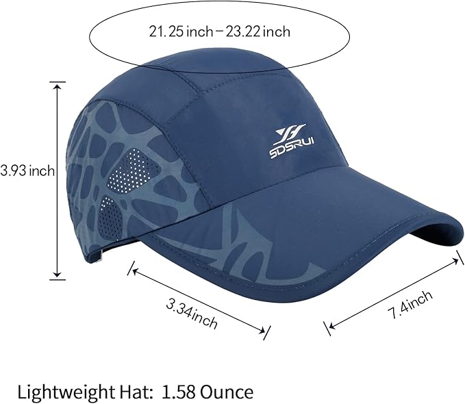 Running Hat Outdoor Sun Protection Hat Mesh Quick Dry Hat Thin Cool Baseball Cap for Women and Men