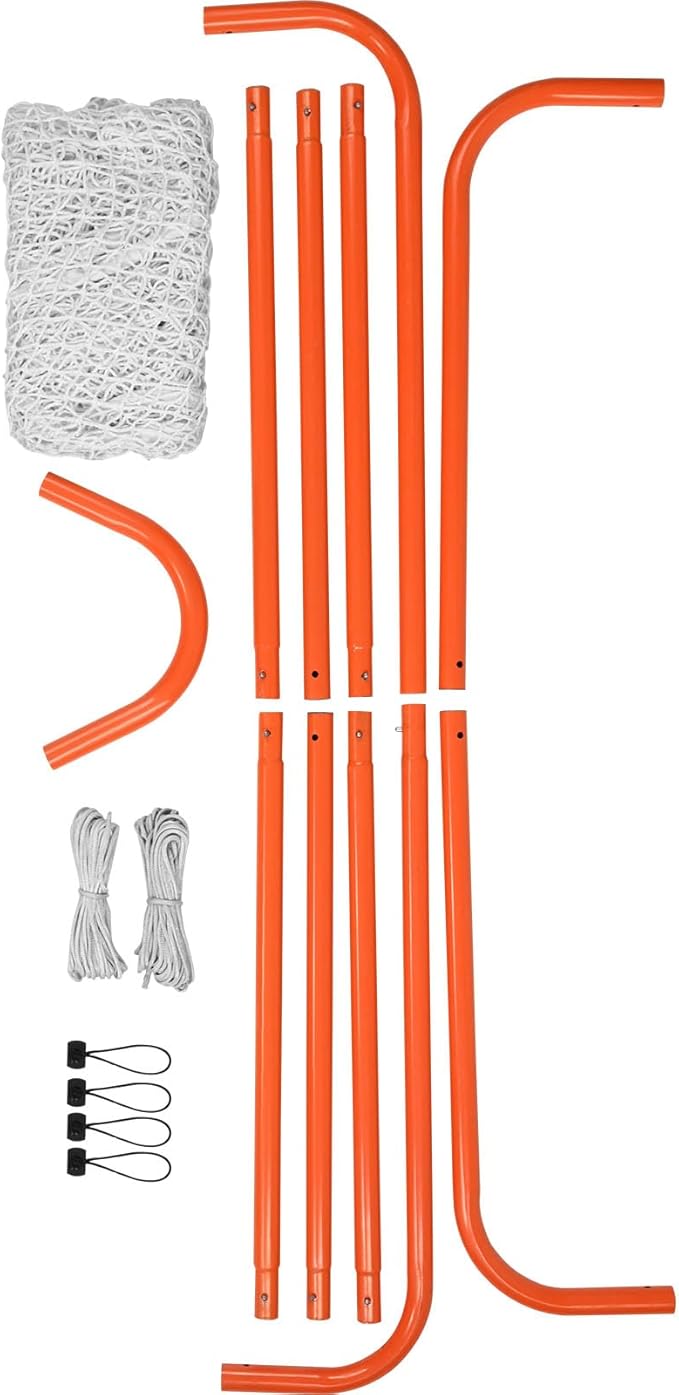VEVOR Portable Lacrosse Goal - Complete Training Accessory Set with Extended Coverage for Youth and Adults