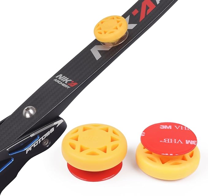 Archery Bow Stabilizer Solid Rubbe Limbs Vibration Damper for Youth Compound Bows, 2-Pack