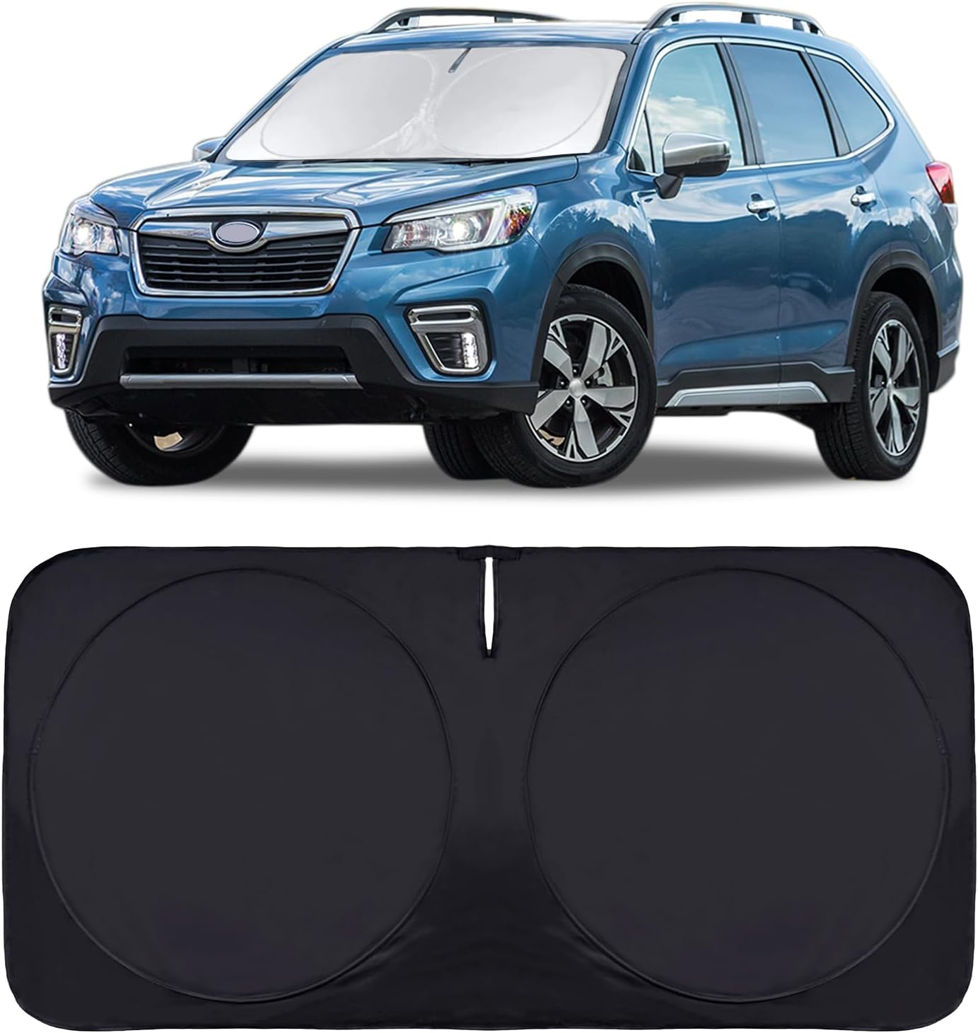 Custom Fit 2019-2024 2025 Subaru Forester SUV, Crossover, Base, Premium, Sport, Limited Sun Visor Accessories Sun Shade Sunshade Windshield Cover, Window Shade for Forester Blocks UV Protector Shield