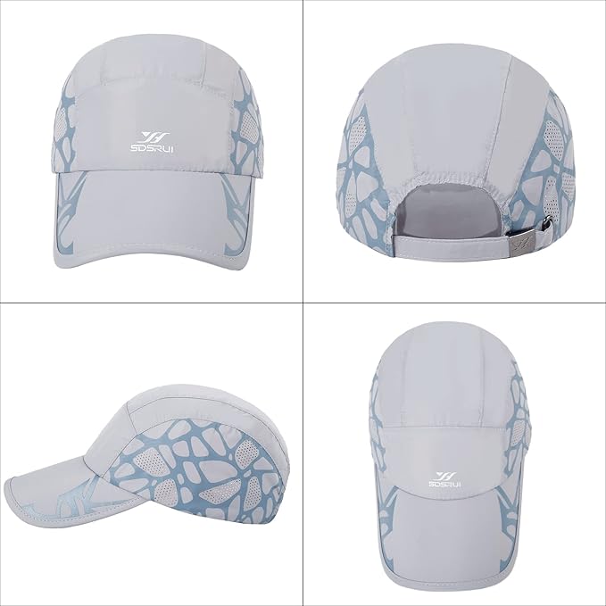 Running Hat Outdoor Sun Protection Hat Mesh Quick Dry Hat Thin Cool Baseball Cap for Women and Men