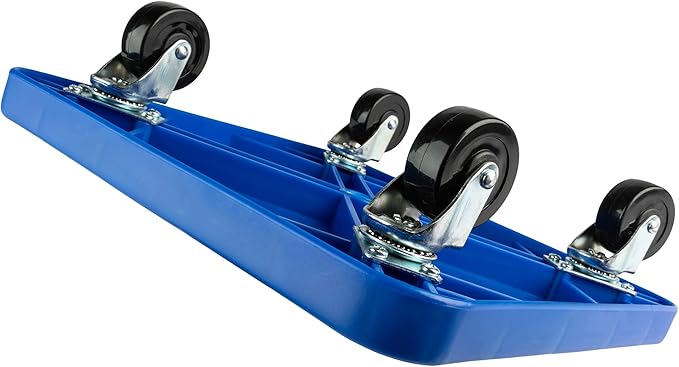 Champion Sports Scooter Board – Choice of Handles or No Handles, Durable Plastic Scooters for Youth Gym & PE Class, Indoor & Outdoor Play, Non-Marring Wheels, Multiple Sizes & Colors