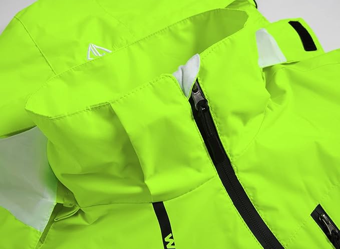 GIISAM Mens Windproof Jacket Waterproof Lightweight Mountain Sport Jacket for Men Hooded Windbreaker Raincoat