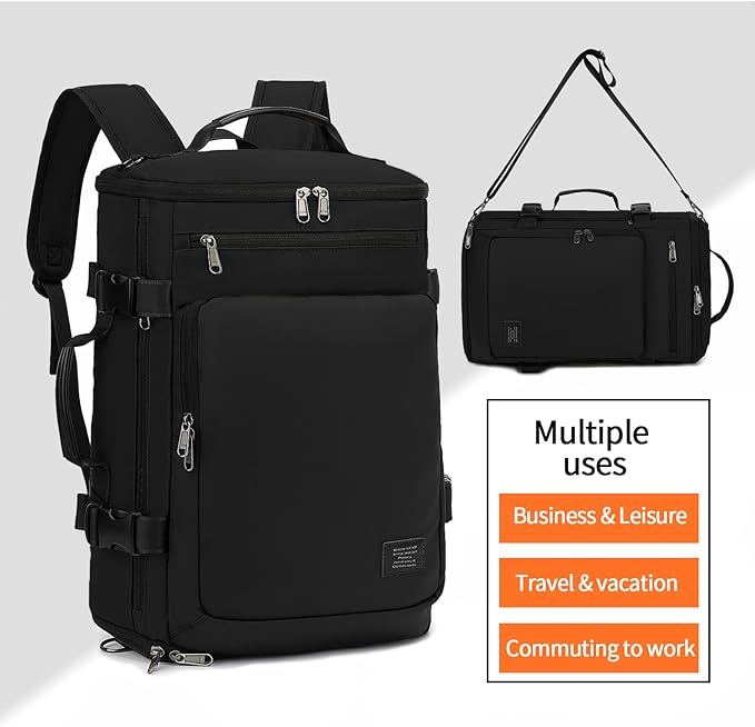 Kalesi Gym Duffle Bag Backpack 4-Way Waterproof with Shoes Compartment for travel Sport Hiking laptop