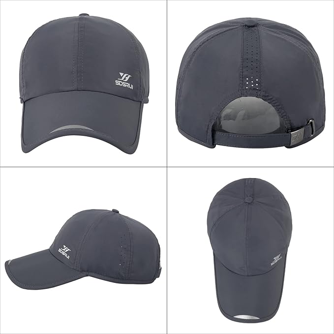 Running Hat Outdoor Sun Protection Hat Mesh Quick Dry Hat Thin Cool Baseball Cap for Women and Men