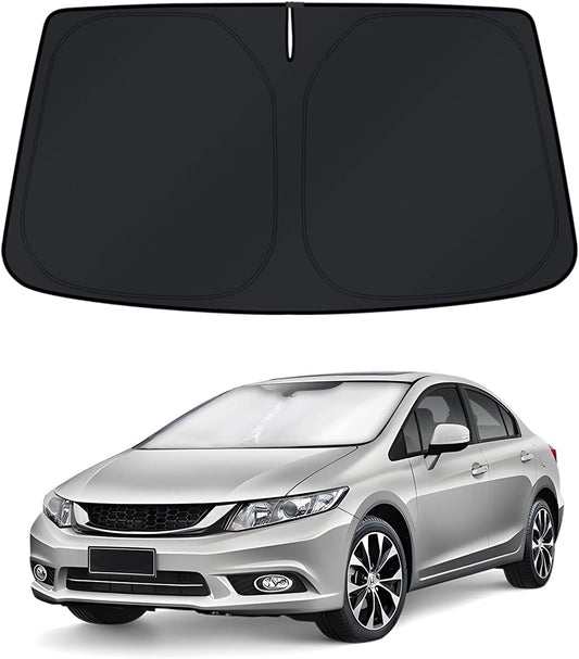 KUST Windshield Sun Shade for 2019-2024 2025 Audi A7 Accessories Window Shade Sun Visor Cover Foldable Blocks UV Rays Keep Your Car Cooler