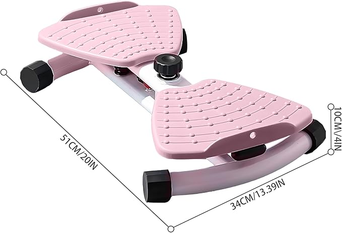Waist Twisting Machine Board With Resistance Band - 350 Lbs Weight Capacity, 360° Rotating Waist Twister Noiseless Ab Twister Machine For Core Workout Abdominal Fat Loss