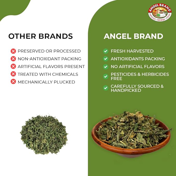 Angel Brand Guinea Hen leaves Tea – 0.5 oz Pouch Pack of 3 Sourced From Lush Tropics, Discover Potent & Versatile Qualities of Our Premium Anamu Plant - Famous for Its Health Benefits