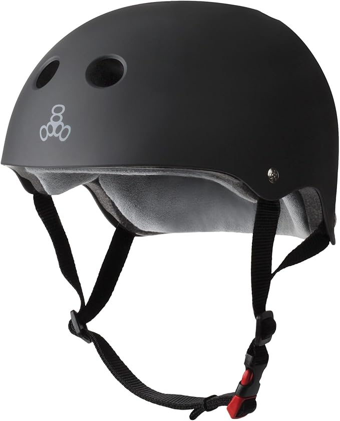 Triple Eight Certified Sweatsaver Helmet for Skateboarding, BMX, Roller Derby, Roller Skating, Inline Skating, Scooter and Bike