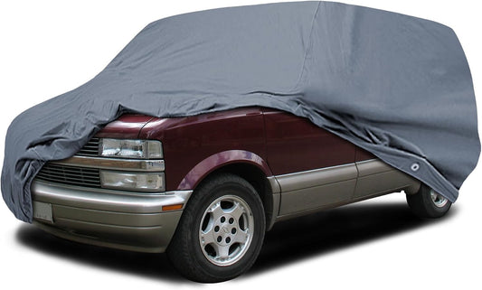 Supreme Full Car Cover - Semi Custom Fit for Astro 1985-2005 Minivan 3-Door | All-Weather Protection: Waterproof, Dustproof, Windproof, UV-Resistant | Includes Accessories