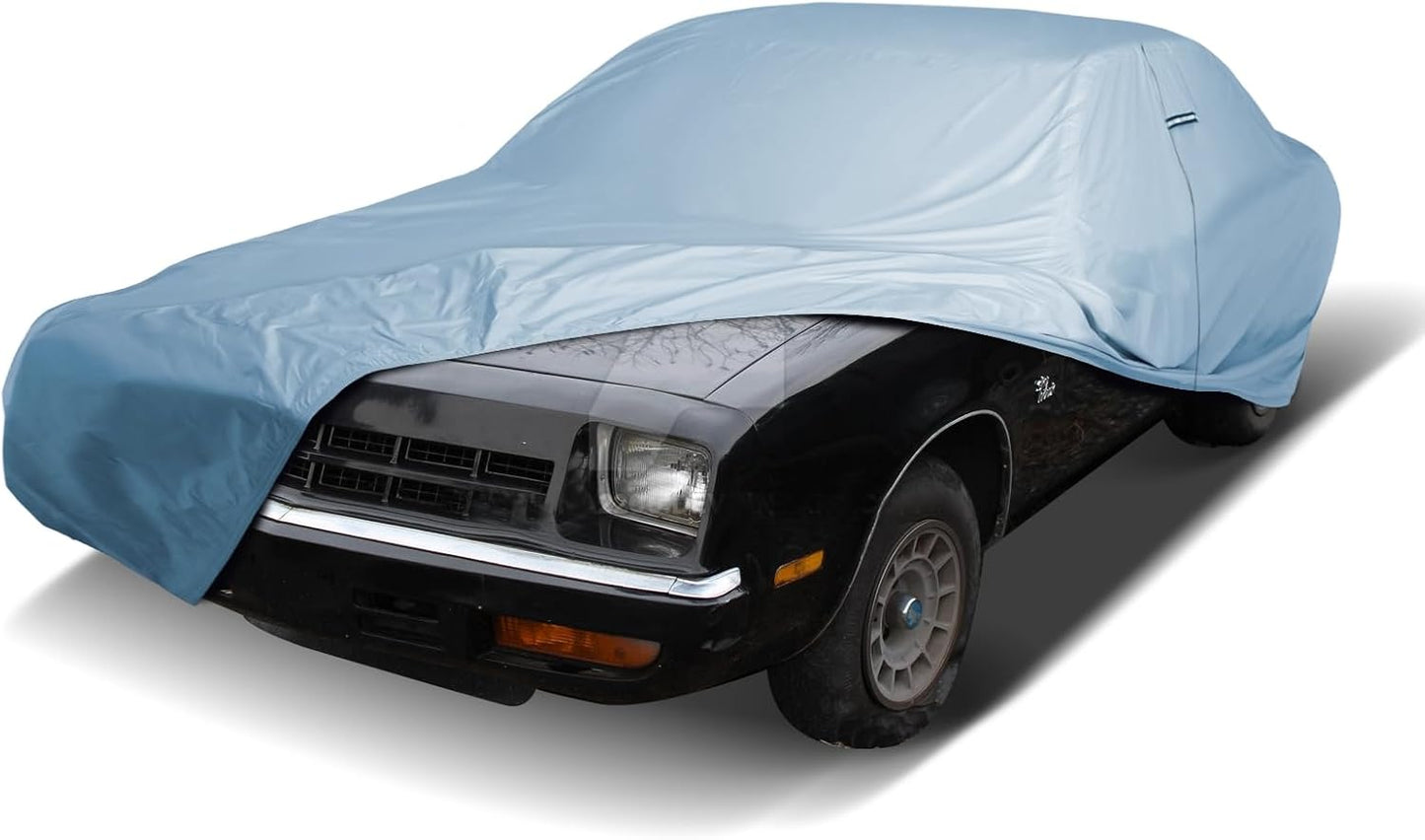 iCarCover Premium Car Cover for 1961-1963 Buick Skylark Heavy Duty Waterproof All-Weather Automobiles Custom Fit Indoor Outdoor UV Snow Protection Covers with Straps and Bag