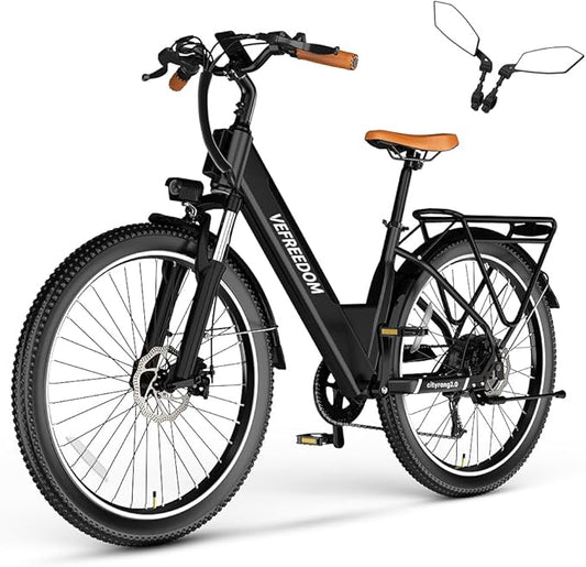 𝟏𝟎𝟎𝟎𝐖 Peak Electric Bike for Adults,up 𝟖𝟎 Miles Removable Battery Ebike, 26" UL Certified Electric Mountain E Bike,Adult Electric Bicycles for Commute Beach Snow