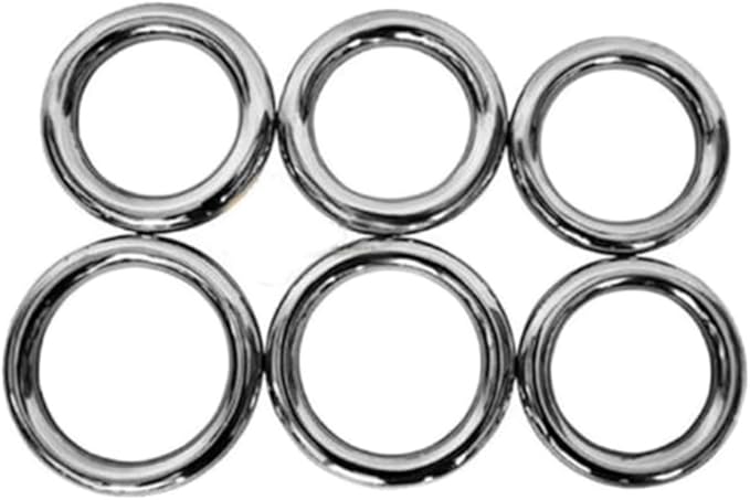 ZooBoo 2pcs Wing Chun Stainless Steel Training Rings (Pair) – Yeung Sau & Sticky Hand Strength Training for Wing Tsun, Siu Lum, and Kung Fu Practitioners