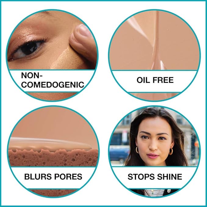 Maybelline New York Fit Me Matte + Poreless Liquid Foundation, Pouch Format, 222 True Beige, 1.3 Ounce