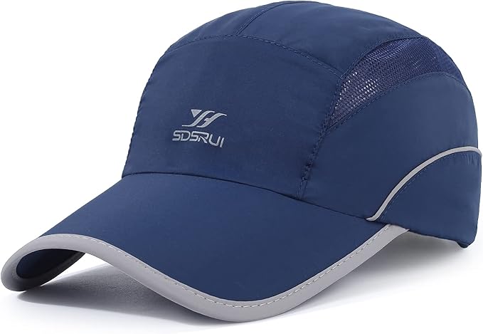 Running Hat Mesh Sports Cap Lightweight Quick Drying Runner Cap for Men Women