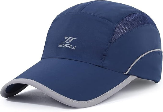 Running Hat Mesh Sports Cap Lightweight Quick Drying Runner Cap for Men Women