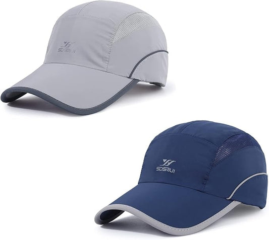 Running Hat Mesh Sports Cap Lightweight Quick Drying Runner Cap for Men Women