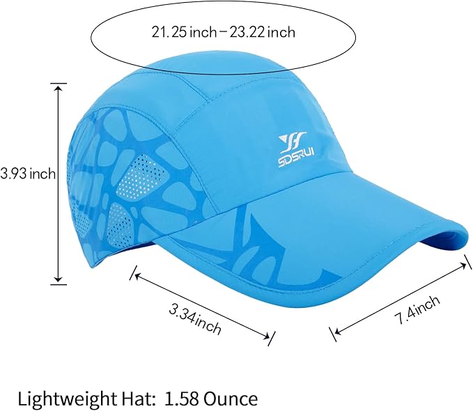Running Hat Outdoor Sun Protection Hat Mesh Quick Dry Hat Thin Cool Baseball Cap for Women and Men