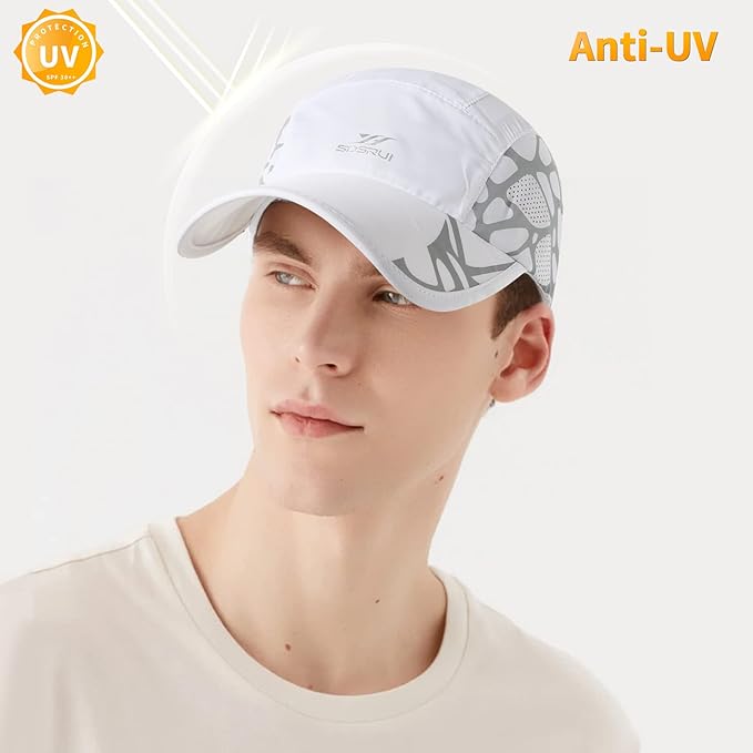 Running Hat Outdoor Sun Protection Hat Mesh Quick Dry Hat Thin Cool Baseball Cap for Women and Men