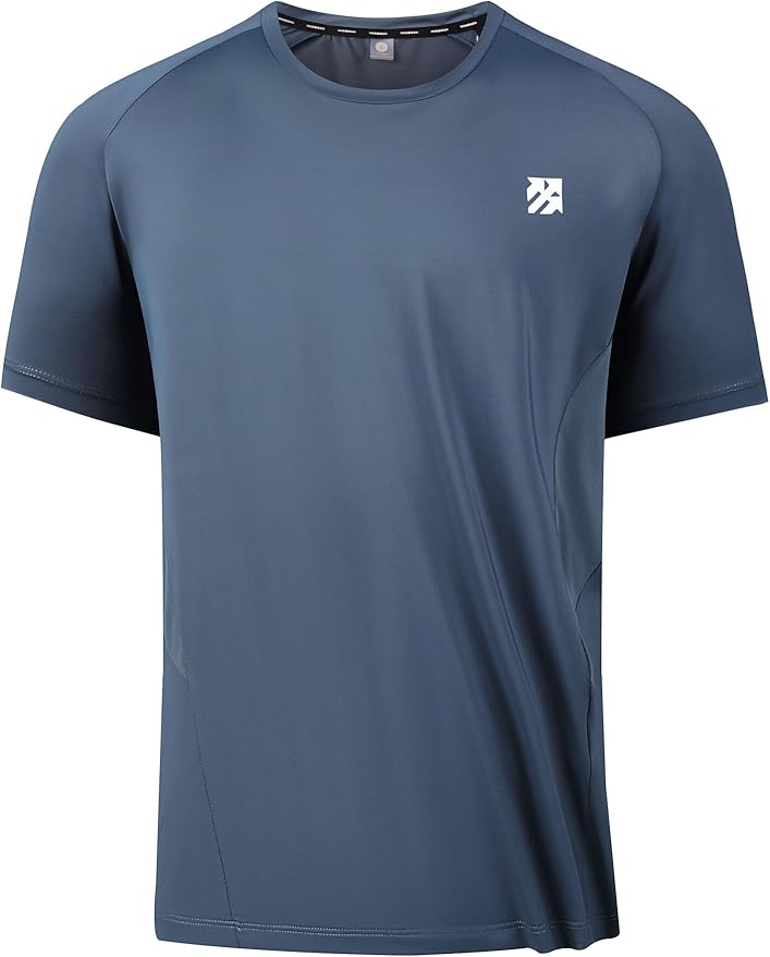 Moisture Wicking Quick Dry Soft Pickleball Workout Hiking Camping Running Shirts for Men Outdoor Sports