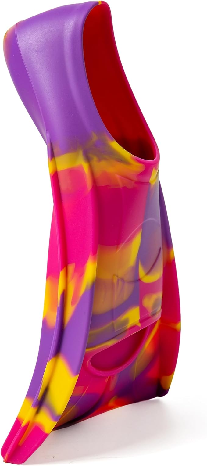 Kids Swim Fins,Short Comfortable Flippers for Lap Swimming and Training for Child,Girls,Boys,Beginners