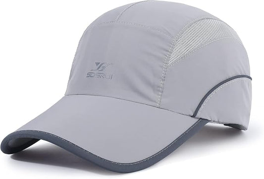 Running Hat Mesh Sports Cap Lightweight Quick Drying Runner Cap for Men Women