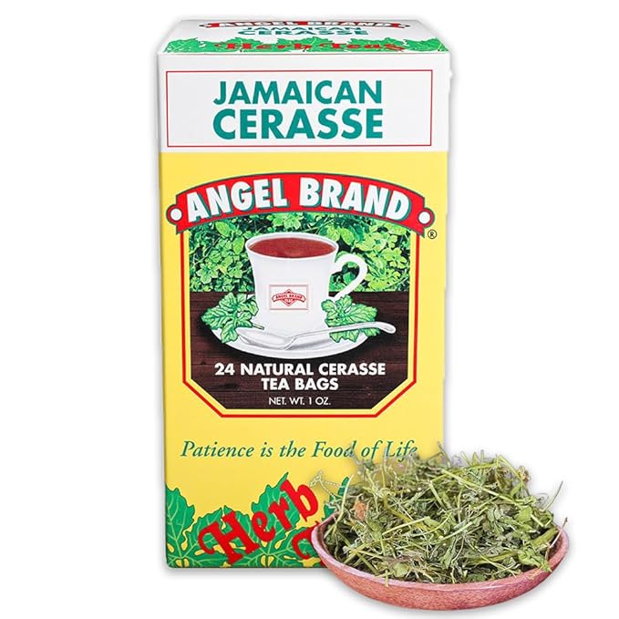 Angel Brand Cerasse Tea Bags Jamaican 24 – Bitter Melon Tea for Detox. - Most popular teas in Jamaica with Health Benefits and Delicious Flavor Profile