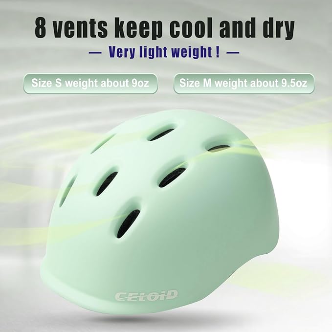 Kids Bike Helmet,Toddler Cyling Helmets for Ages 5-8-9-10-12-14-16Years Youth Boys & Girls,Child Adjustable Multi-Sport Bicycle Skateboard Roller Skate Scooter Balance Skateboarding Helmet