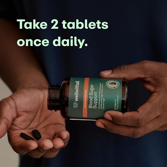 Glucose Metabolism & Wellness Supplement with Berberine | Supports Energy Balance & Healthy Weight | Natural Metabolic Health Formula – 60 Tablets