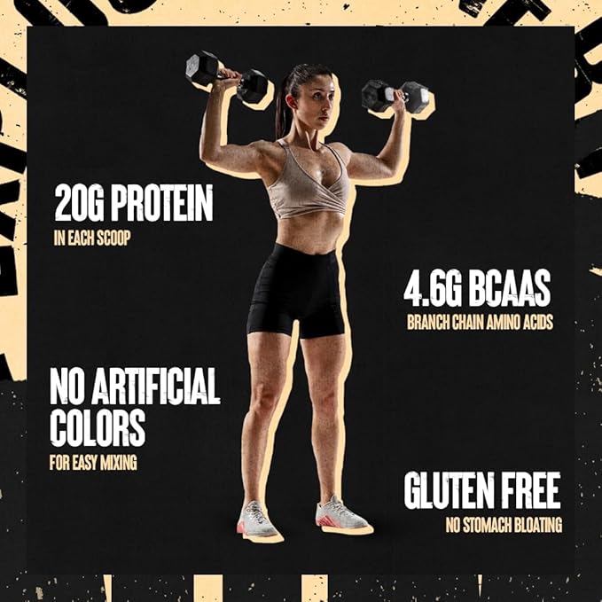 Animal 100% Whey Protein Powder Instant Iced Coffee – Real Coffee for Preworkout, Post Workout Whey Blend + 20g of Protein Shake, 120mg of Caffeine Meal Replacement with BCAA – Cold Brew Latte, 1 lb