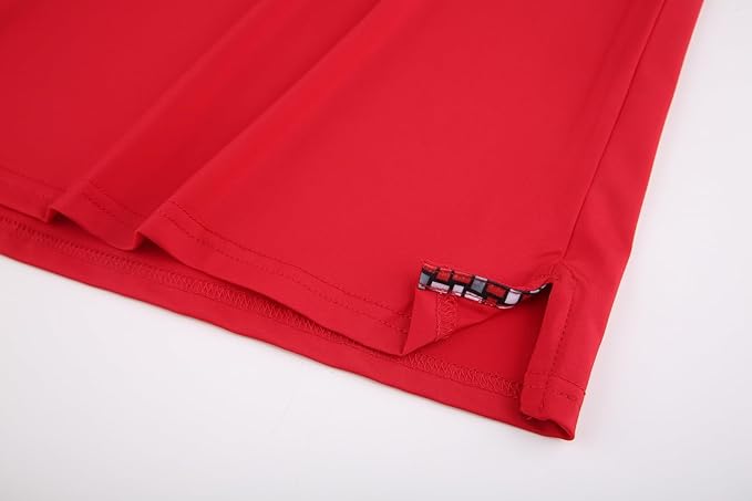 Alex Vando Mens Golf Shirt Moisture Wicking Quick-Dry Solid Short Sleeve Polo Shirts for Men