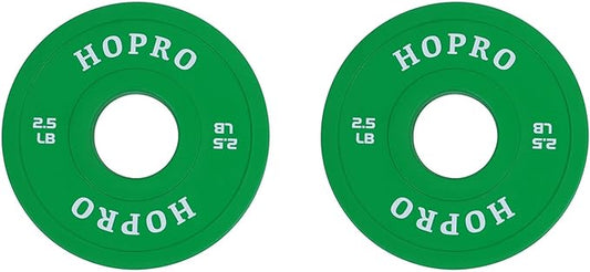 2-Inch Olympic Bumper Plates, Perfect Weight Plates for Weightlifting and Strength Training, Multiple Weights Available