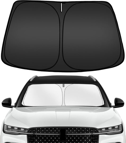 ARISMOTOR Windshield Sun Shade for Lincoln Nautilus 2024-2025, Custom Fit Foldable Front Window Sunshade Sun Visor Protector, Block UV Rays Keep Your Car Cooler